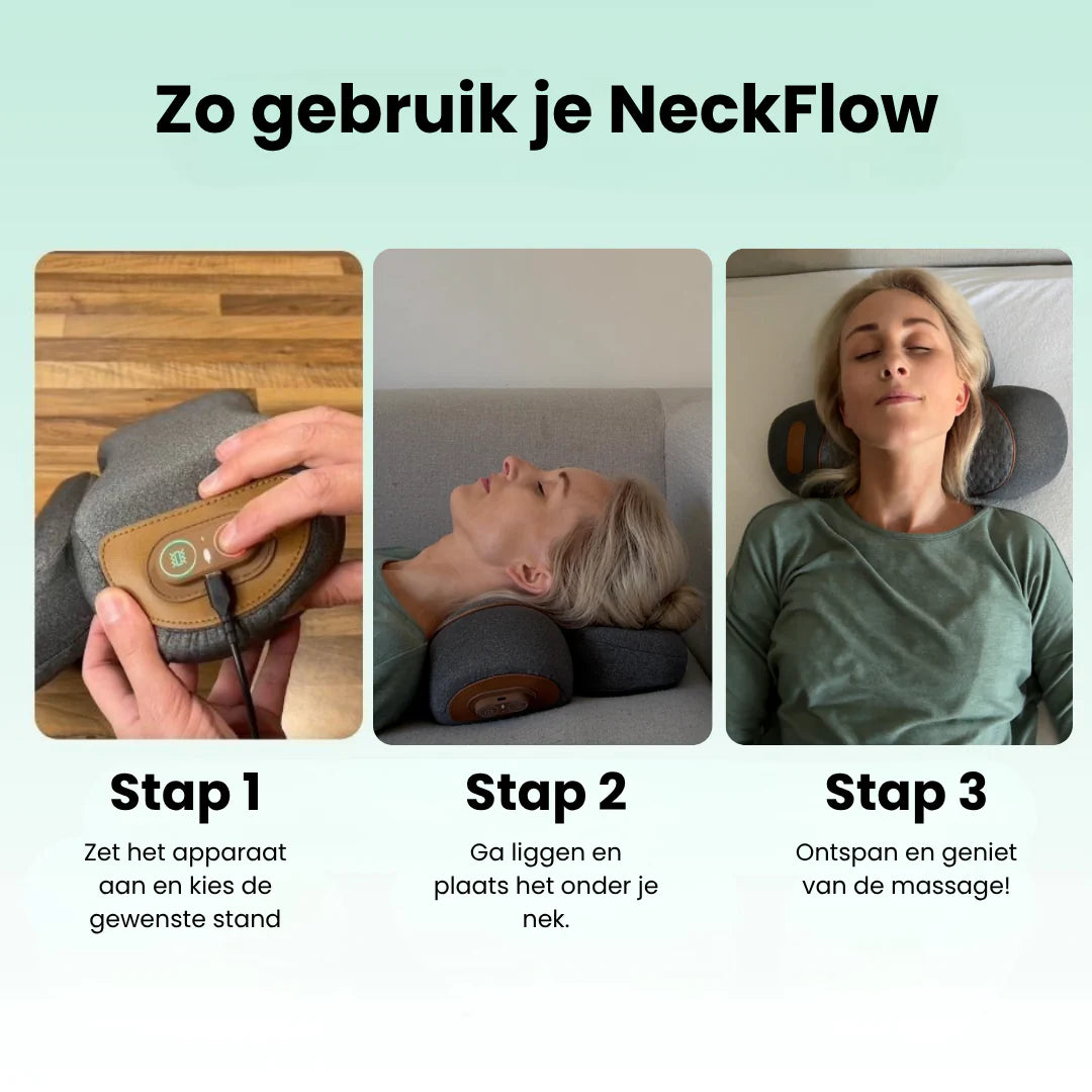 NeckFlow  De 3-in-1 Nekmassager